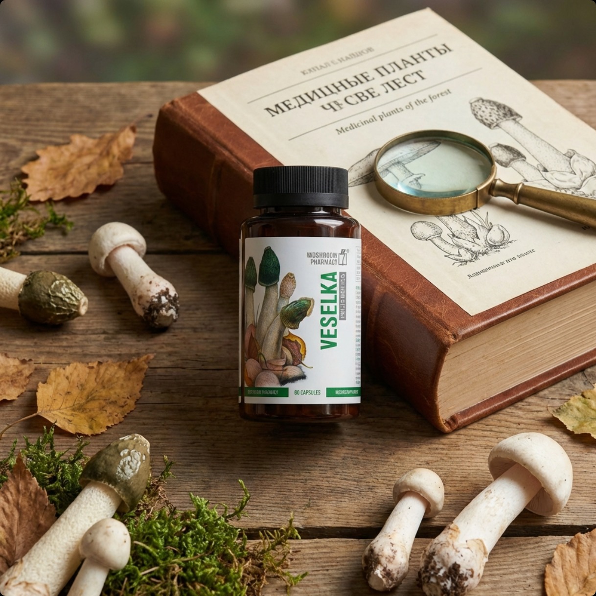 Gemeine Stinkmorchel, Pilz-Apotheke, 60 Kapseln